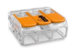 3-torowa uniwersalna 0,14-4mm² złączka WAGO