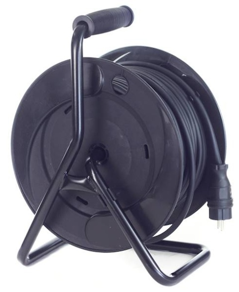 25m OMY3*1,5 4x230V IP44 bęben plastikowy stały panel