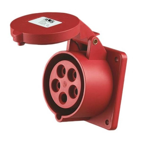 16A 5P 400V 3P+Z+N IP44 proste gniazdo tablicowe