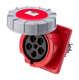 63A 5P 400V 3P+Z+N IP67 skośne gniazdo tablicowe