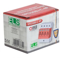 AC typ 1+2 (B+C) 4P 30/60kA 5,0kA ochronnik ogranicznik przeciwprzepięciowy