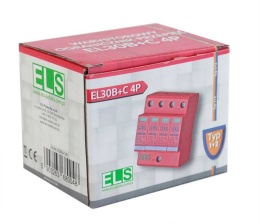 AC typ 1+2 (B+C) 4P 30/60kA 6,0kA ochronnik ogranicznik przeciwprzepięciowy