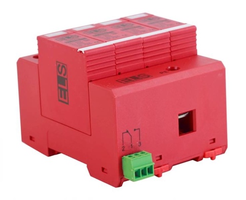 AC typ 1+2 (B+C) 4P 30/60kA 7,5kA ochronnik ogranicznik przeciwprzepięciowy