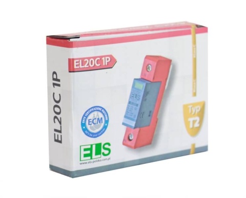 AC typ 2 (C) 1P 20/40kA 1,3kV ochronnik ogranicznik przeciwprzepięciowy