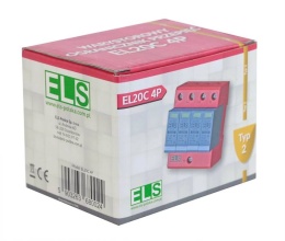 AC typ 2 (C) 4P 20/40kA 1,3kV ochronnik ogranicznik przeciwprzepięciowy