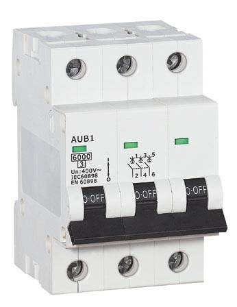 AUB1 3P B16A 6kA ELS wyłącznik nadprądowy