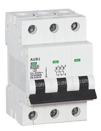 AUB1 3P B16A 6kA SINTEC wyłącznik nadprądowy