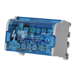 Blok 2 x 7 zacisków 100A 5x6mm, 2x25mm