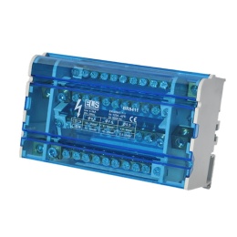 Blok 4 x 11 zacisków 125A 7x6mm, 2x25mm, 2x35mm