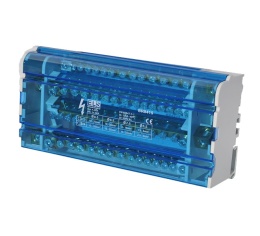 Blok 4 x 15 zacisków 125A 11x6mm, 2x25mm, 2x35mm