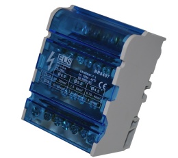 Blok 4 x 7 zacisków 125A 5x6mm, 2x25mm