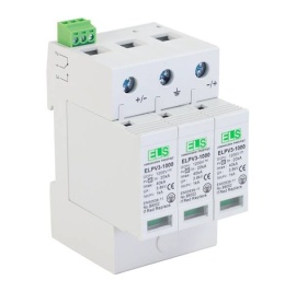 DC typ 2 (C) 3P 20/40kA 1000/1200V ochronnik ogranicznik przeciwprzepięciowy