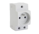 Gniazdo modułowe na szynę TH35 16A 3P (2P+Z) 230V