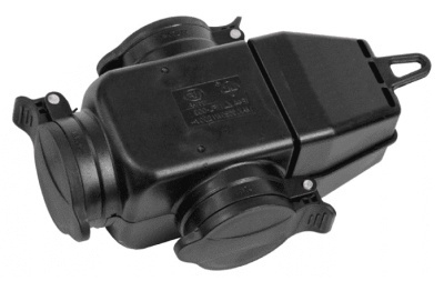 Rozgałęźnik trójgniazdowy 3x250V 16A IP44