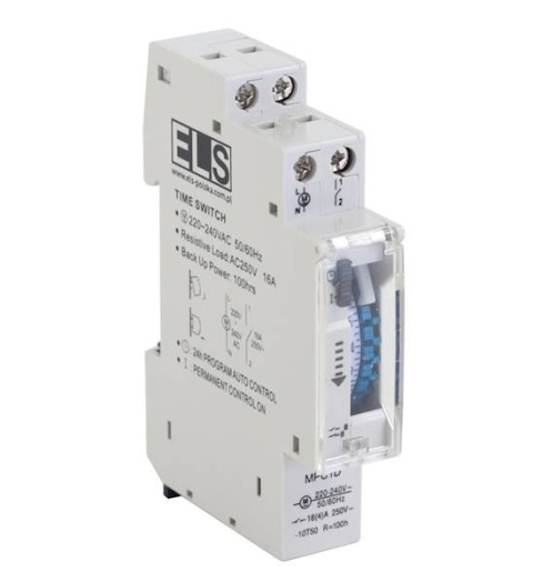 Mechaniczny programator czasowy 1-dniowy ELS