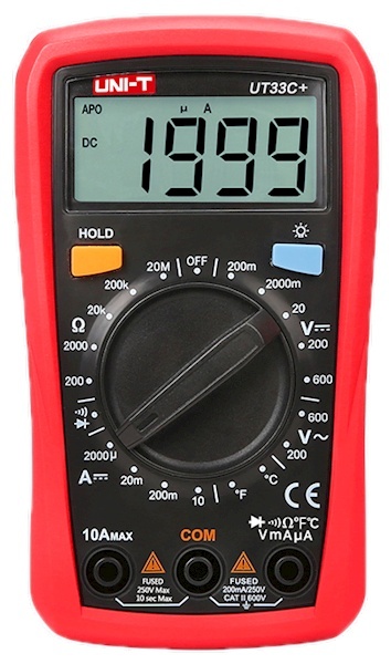 Miernik UT33C+ uniwersalny + temperatura