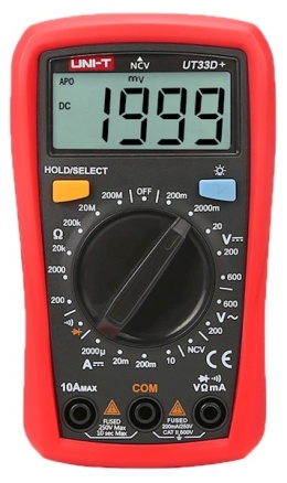 Miernik UT33D+ uniwersalny + NCV