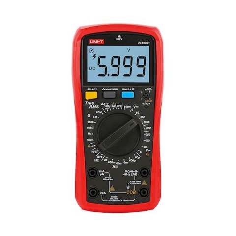 Miernik UT890D+ uni TrueRMS + częst., poj.