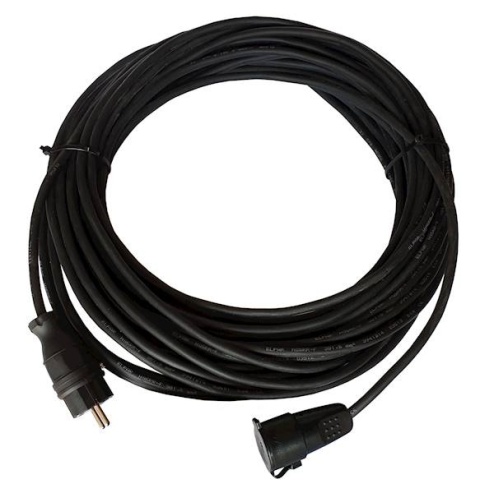 Przedłużacz 1F 25m OW3*1,5 wej/wyj: 230V IP44