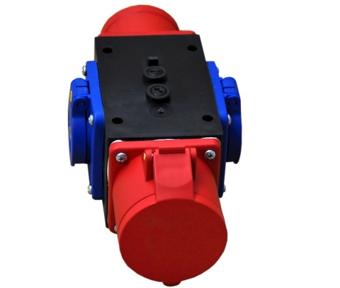 Rozdzielnica Trójnik wej:32/4 wyj:32/4 2x230V IP44 przenośny