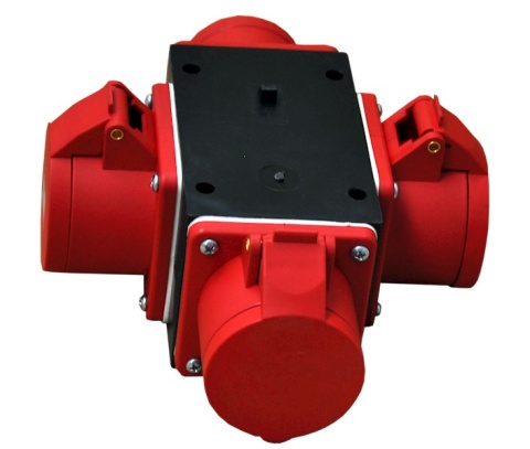 Rozdzielnica Trójnik wej:32/5 wyj:3x32/5 IP44 przenośny