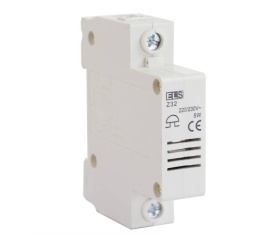 Dzwonek modułowy na szynę 230V AC 80dB IP20