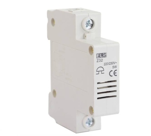 Dzwonek modułowy na szynę 230V AC 80dB IP20