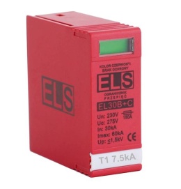 Wkładka typu 1+2 (B+C) 7,5kA 30/60kA do ochronnika ogranicznika przeciwprzepięciowego