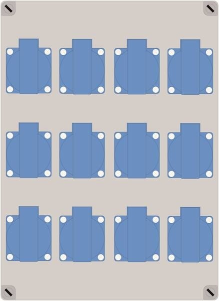 Rozdzielnica ELO 12x230V IP54