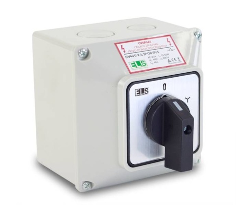 Łącznik Krzywkowy W Obudowie 0-Y-D 63A 3P IP65