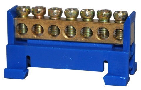 Ochronna Niebieska Listwa Zaciskowa 7x10mm²