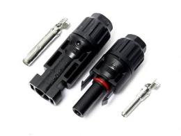 Złącze fotowoltaiczne męskie i żeńskie 4-6mm2