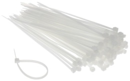 Opaski Kablowe Trytki Białe 4,5x120mm 100szt.