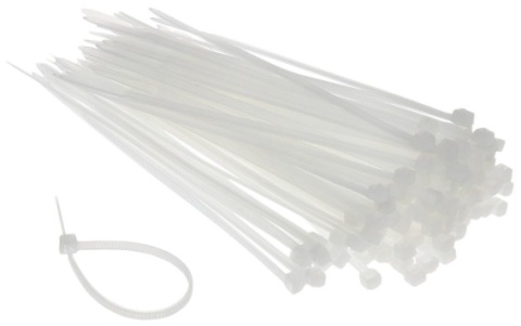 Opaski Kablowe Trytki Białe 4,5x120mm 100szt.