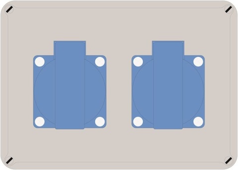 Rozdzielnica ELO 2x230V IP54