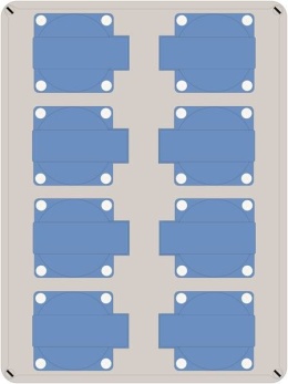 Rozdzielnica ELO 8x230V IP54