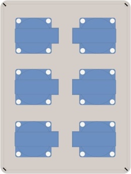 Rozdzielnica ELO 6x230V IP54