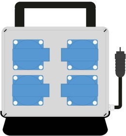 Rozdzielnica MaxiELO we:16/3 wy:4x230V IP44