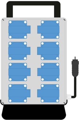 Rozdzielnica MaxiELO we:16/3 wy:8x230V IP44