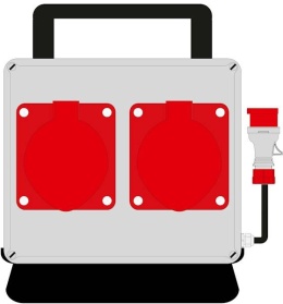 Rozdzielnica MaxiELO we:32/4 wy:2x32/4 IP44