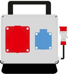 Rozdzielnica MaxiELO we:32/4 wy:32/4 + 1x230V*10A IP44