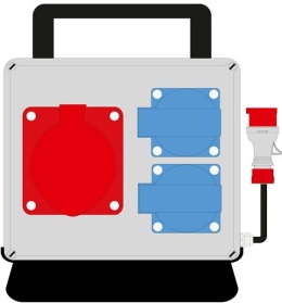 Rozdzielnica MaxiELO we:16/5 wy:16/5 2x230V IP44