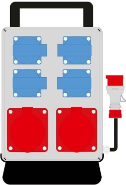 Rozdzielnica MaxiELO we:32/4 wy:32/4 16/4 4x230V IP44