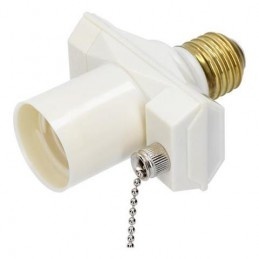 Adapter żarówki z gniazdem i włącznikiem E27 Złodziejka