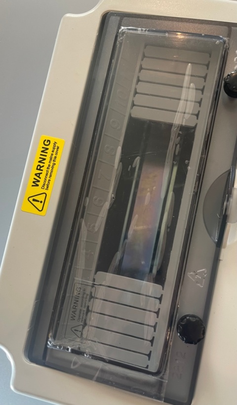 Puszka budowlana / obudowa rozdzielnicy IP67 12-modułowa 380×280×155 mm + szyna DIN