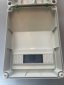Puszka budowlana / obudowa rozdzielnicy IP67 12-modułowa 380×280×155 mm + szyna DIN