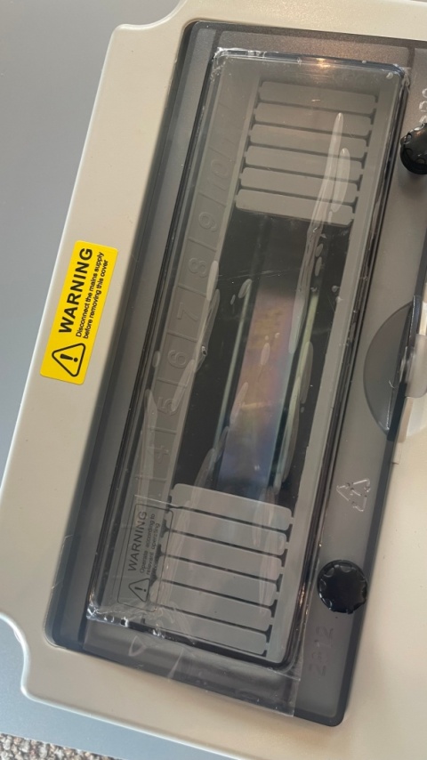 Puszka budowlana / obudowa rozdzielnicy IP67 12-modułowa 280×280×150 mm + szyna DIN