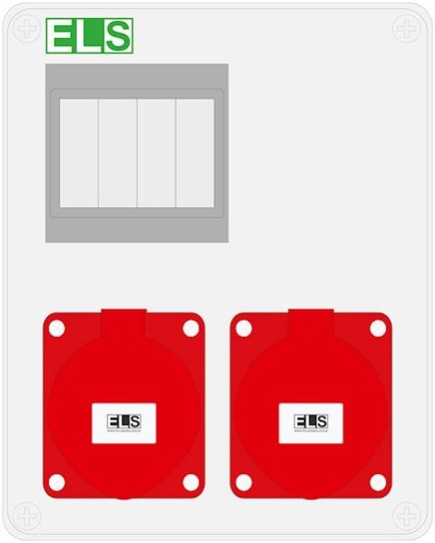 Rozdzielnica MIKO-4modułowa 2x16/4 IP44