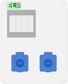 Rozdzielnica MIKO-4modułowa 2x230V IP44
