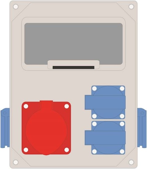 Rozdzielnica MIKO-8modułowa 16/5 + 4x230V IP44